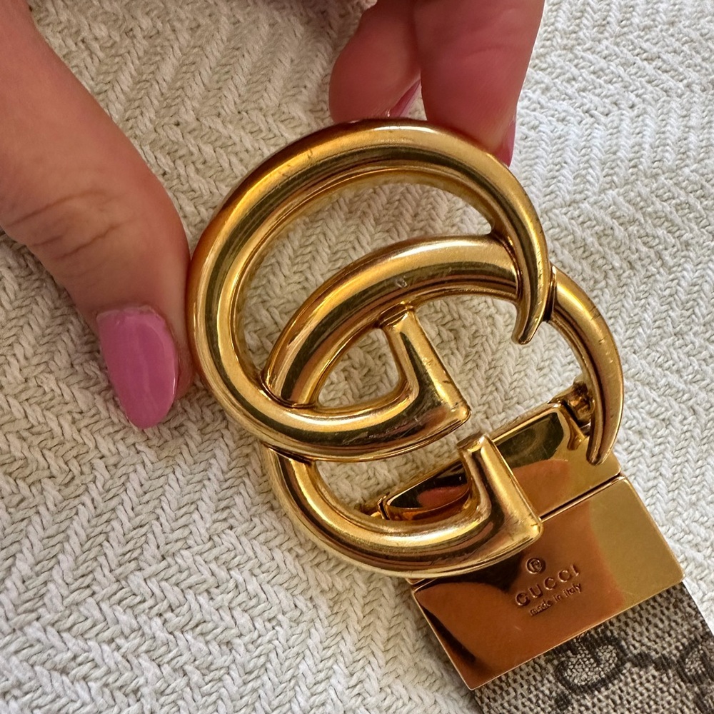 Gucci Belt Oversize GG Reservible - Picture 16 of 16